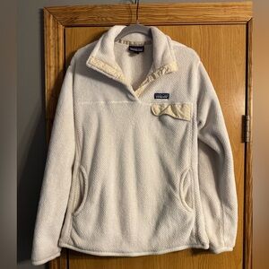 Patagonia cream Fleece Pullover